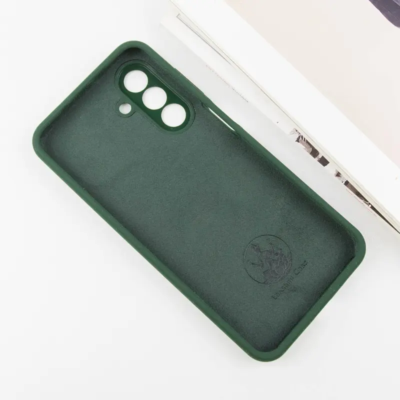 Чохол Silicone Cover Lakshmi Full Camera (AAA) with Logo для Samsung Galaxy A26 5G Зелений/Cyprus Green - фото 6