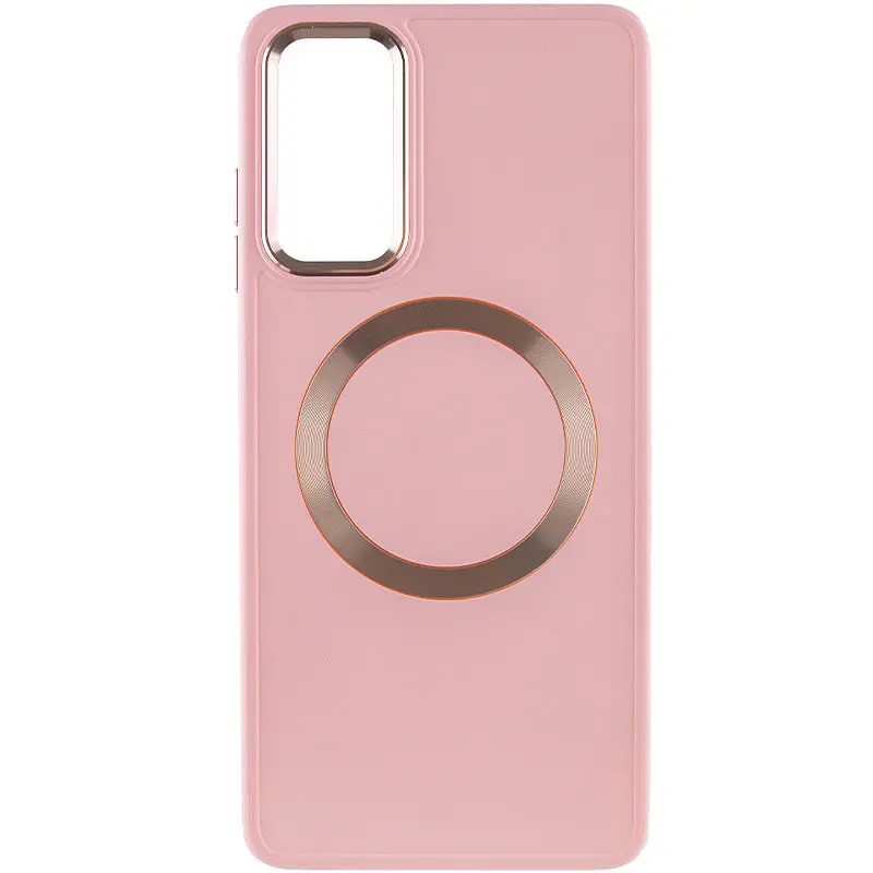 TPU чехол Bonbon Metal Style with MagSafe для Samsung Galaxy A15 4G/5G / M15 5G Розовый / Light Pink - фото 2