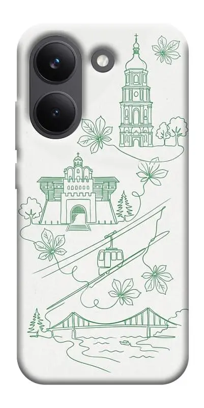 TPU чохол Demsky Heart of Kyiv для Xiaomi Poco X8 Pro