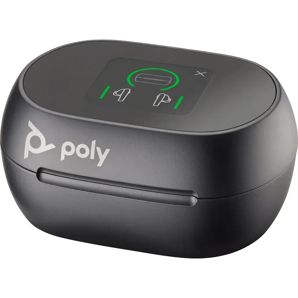 Наушники TWS Poly Voyager Free 60+ Earbuds + BT700C + TSCHC Black - фото 5