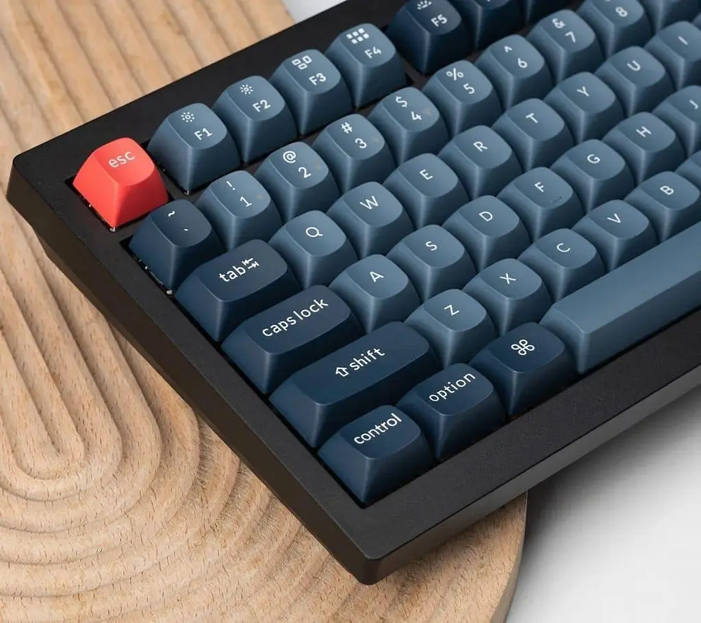 Клавіатура Keychron V1 Max 81 Key Gateron Jupiter Red Hot-Swap RGB Knob Carbon Black (V1MD1_KEYCHRON) - фото 10