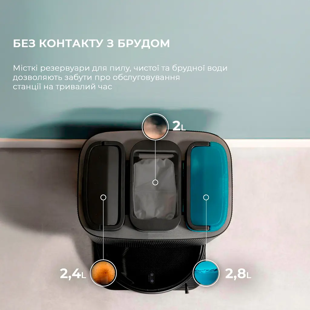 Робот-пылесос Cecotec Conga 11090 Spin Revolution Home&Wash [CCTC-08105] [124418] - фото 4
