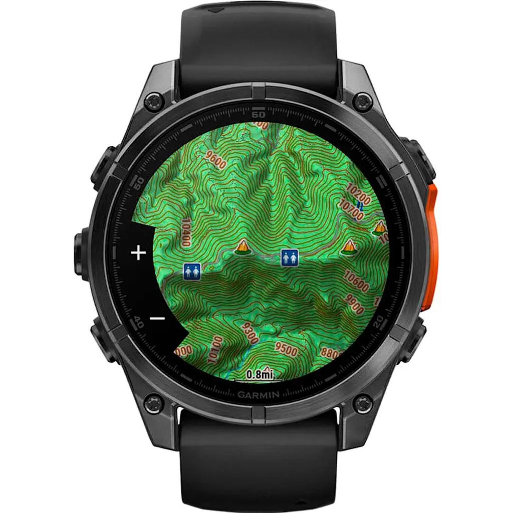 Смарт-годинник Garmin Fenix 8 AMOLED 47mm Slate Gray with Black Silicone Band (010-02904-00) [115044] - фото 8