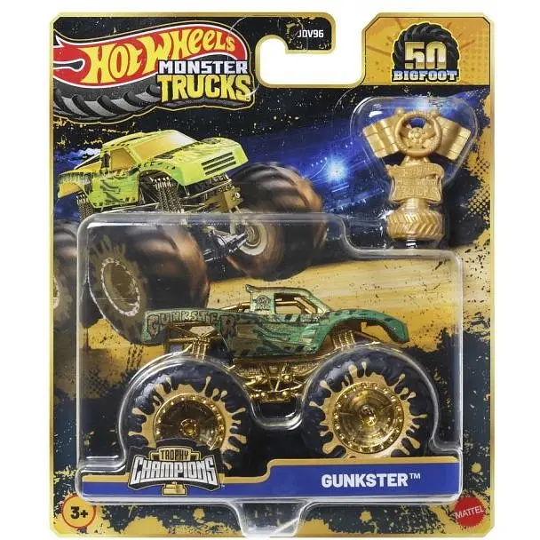 Машинка-позашляховик з кубком Hot Wheels Monster Trucks Бігфут - чемпіон в асортименті (JDV96) - фото 13