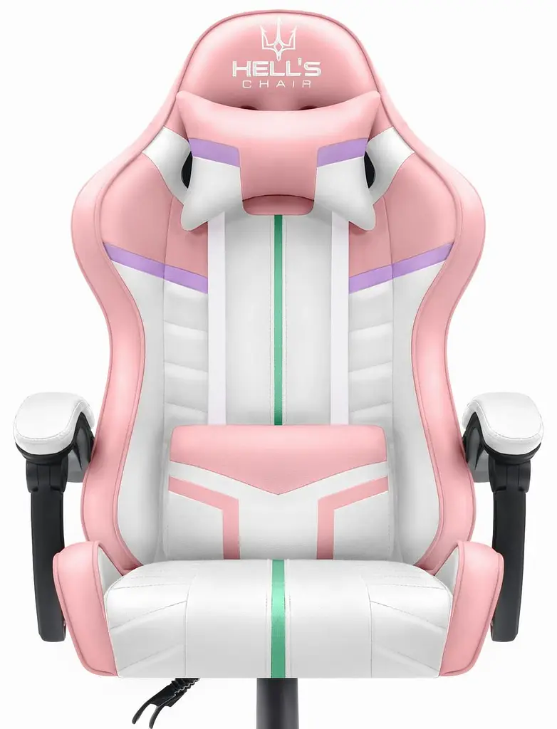 Комп'ютерне крісло Hell's Chair HC-1004 Rainbow PINK - фото 6