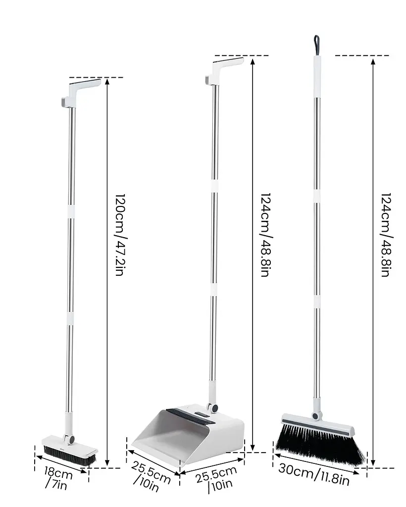 Набір для миття та підмітання TL-HC06 3в1 Білий - фото 11