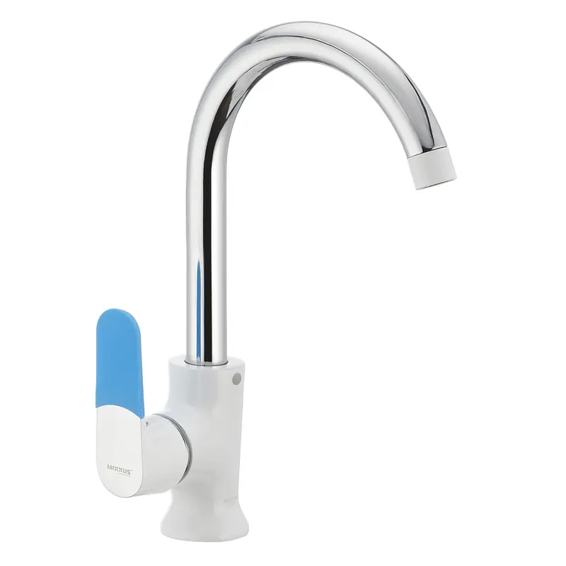 Смеситель для кухни white Mixxus Premium Tiger 014 MI0573 Белый матовый - фото 2
