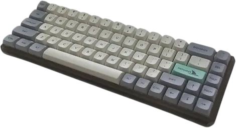 Клавіатура бездротова Motospeed Darmoshark K5 Gateron Yellow Pro RGB Light Gray (dmk5lgypro) - фото 2