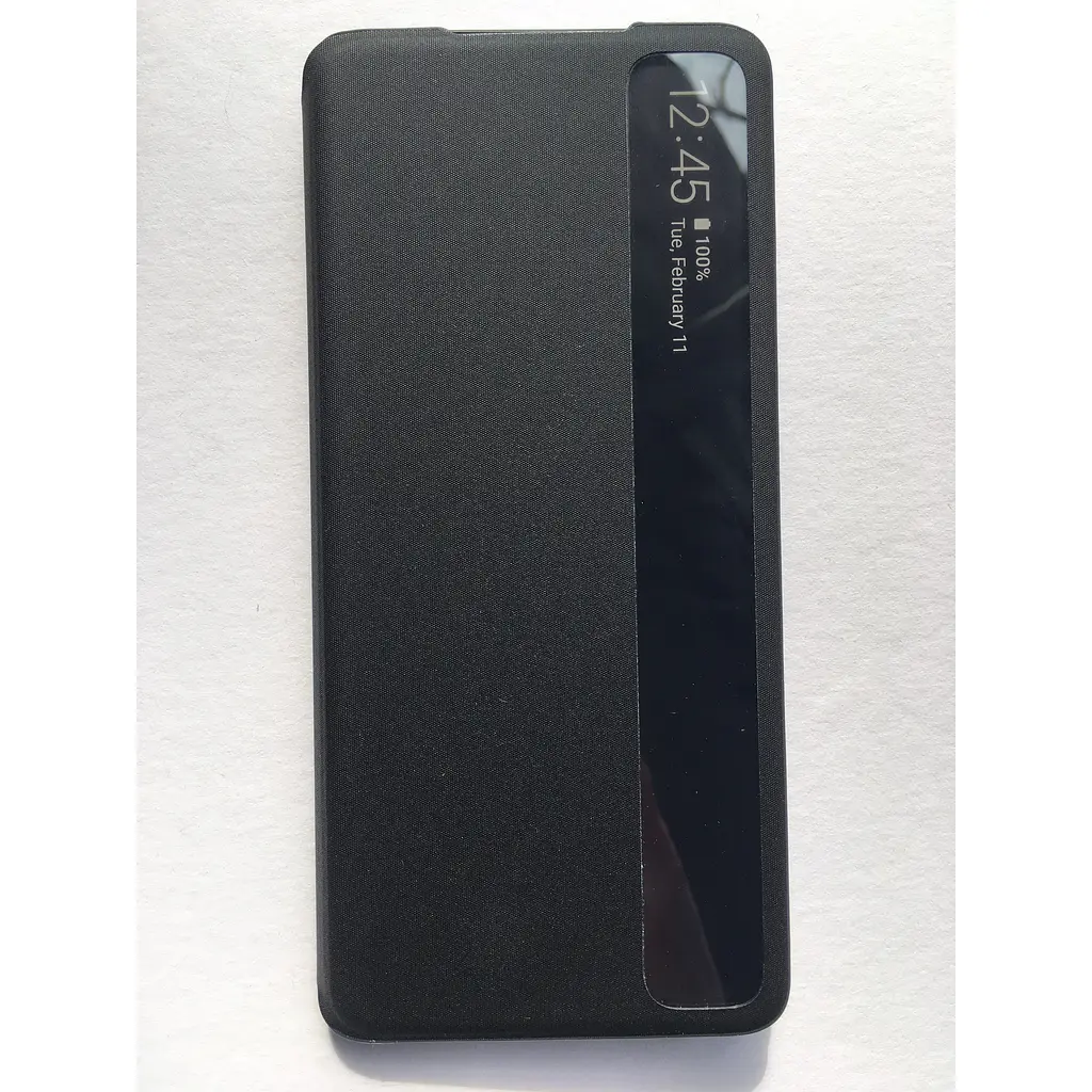 Оригінальний чохол-книжка S-View Clear View Cover Official для Samsung Galaxy S20 Plus 5G Чорний EF-ZG985CBEGRU - фото 8