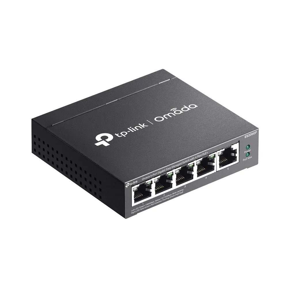 Коммутатор ES205GP 5xGE (4xPoE), 65.2Вт, WebSmart TP-Link teh0018238 - фото 6