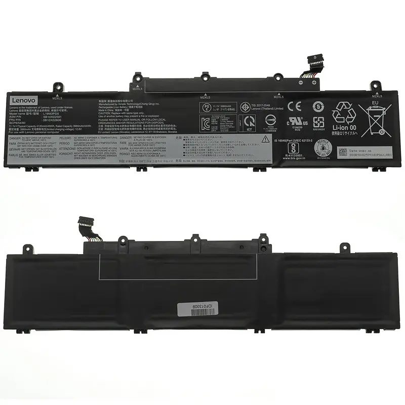 Батарея для ноутбука Lenovo L19L3PD5 (ThinkPad E14 Gen 2 E15 Gen 2) 11.1V 4120mAh 45Wh Чорний - фото 2