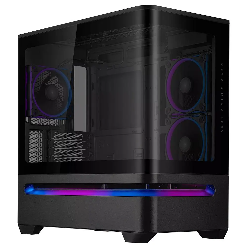 Корпус Asus Prime AP202 ARGB Tempered Glass без БЖ (90DC00P0-B19000) Black - фото 2