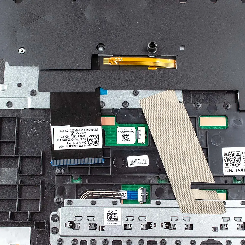Верхня кришка для Asus FA706I FA706QE FX706H TUF706 TUF766, (Чорний, топкейс+клавіатура, RGB підсвітка, 90NR05Y4-R31UA1, Оригінал) - фото 5