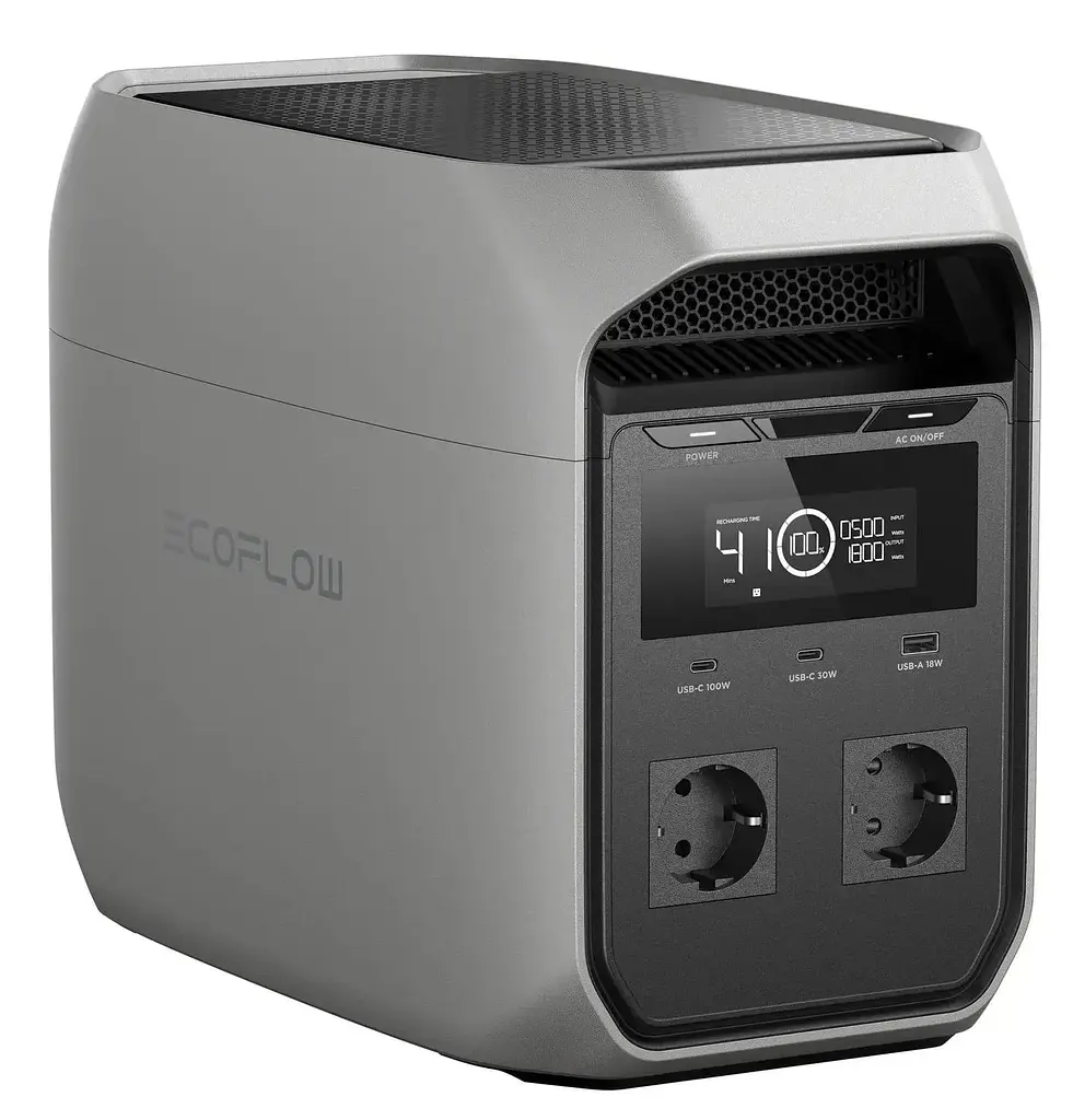 Зарядна станція EcoFlow DELTA 3 Classic / 1800 Вт / 1024 Вт/ч / LiFePO4 (EFDELTA3C-EU-CBox-L) - фото 2