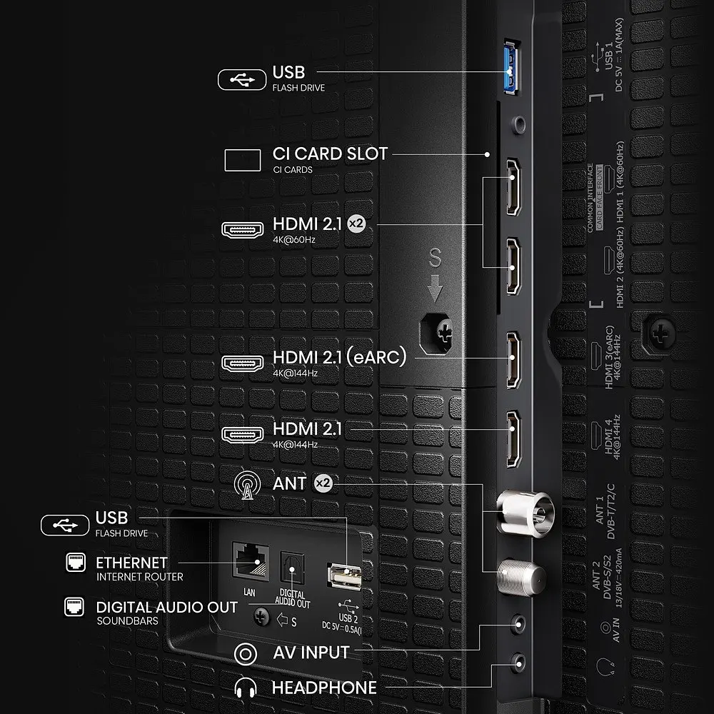 LED-телевизор Hisense 100E7Q PRO (7134222) - фото 5