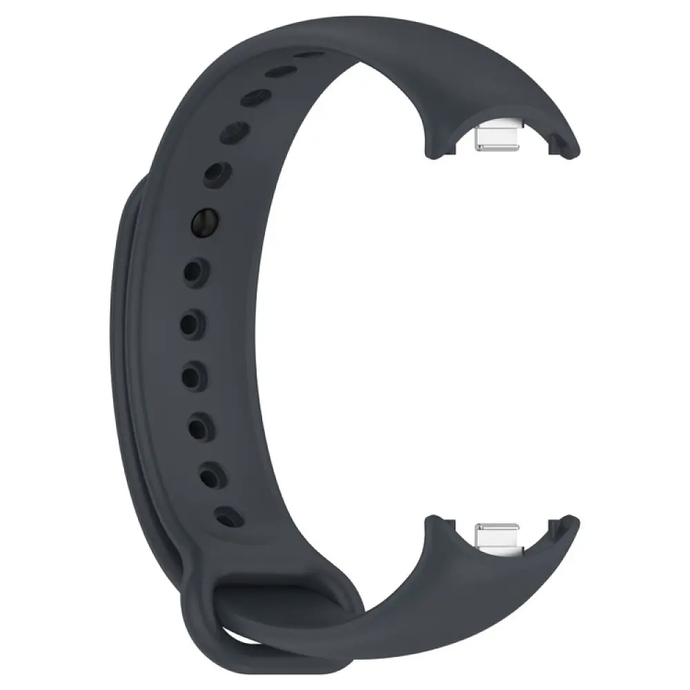 Ремінець для фітнес-браслета Lemfo для Xiaomi Mi Band 8 і 9 темно-сірий - фото 2
