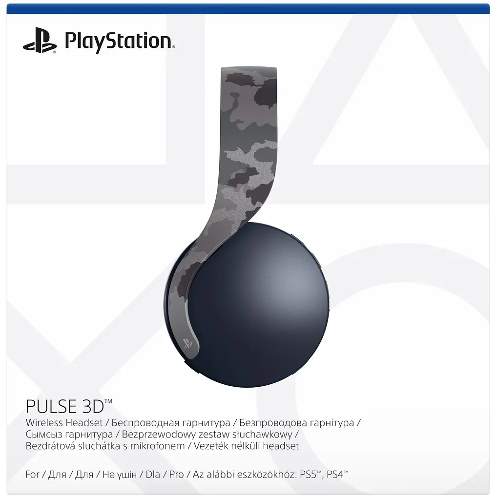 Гарнітура Sony PlayStation PULSE 3D Wireless Headset Grey Camo (9406990) - фото 6