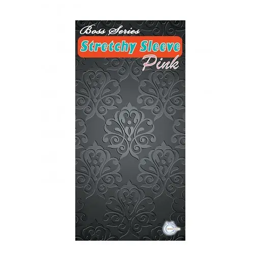 Насадка на член Boys Of Toys B-Series Stretchy Sleeve, 7х4.5 см (рожева) - фото 2