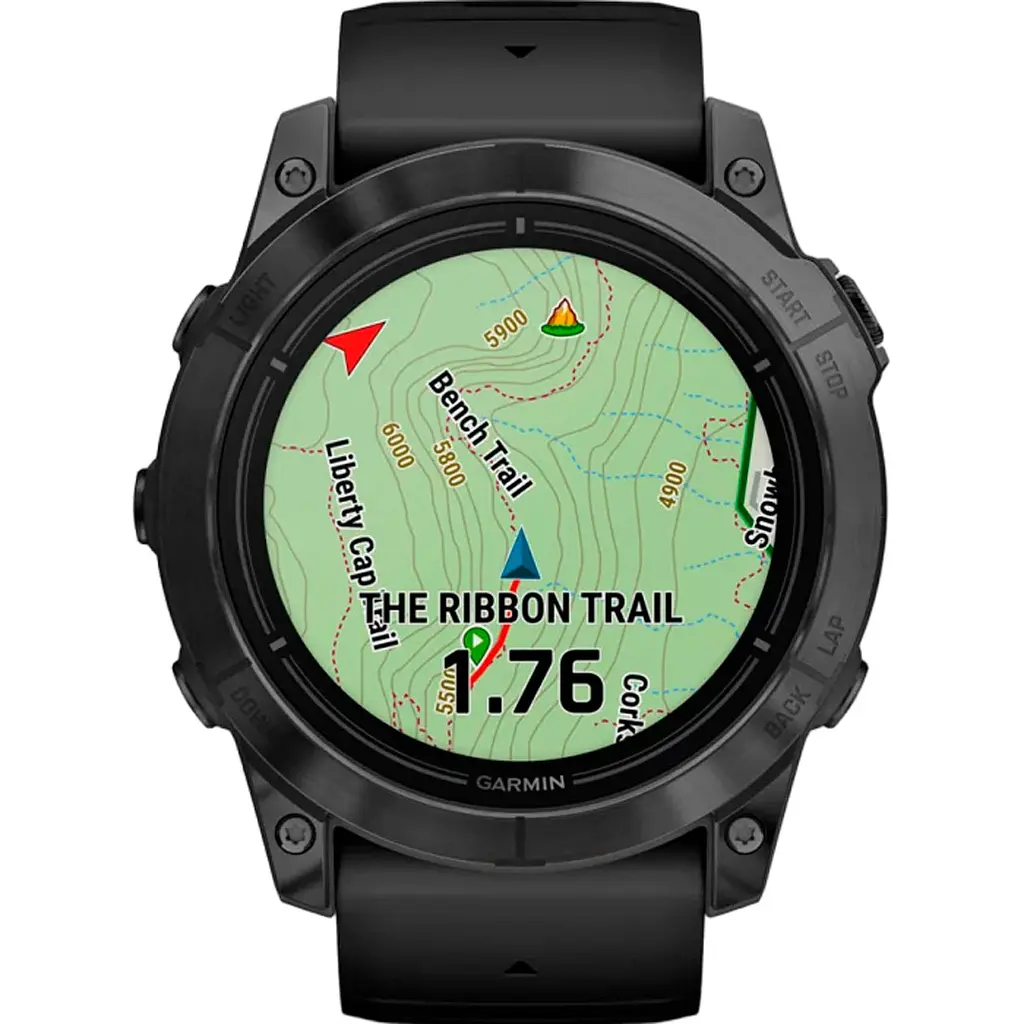 Смарт-часы Garmin Epix Pro (Gen 2) Standard Edition 51mm Slate Grey with Black Band (010-02804-20) [86537] - фото 7