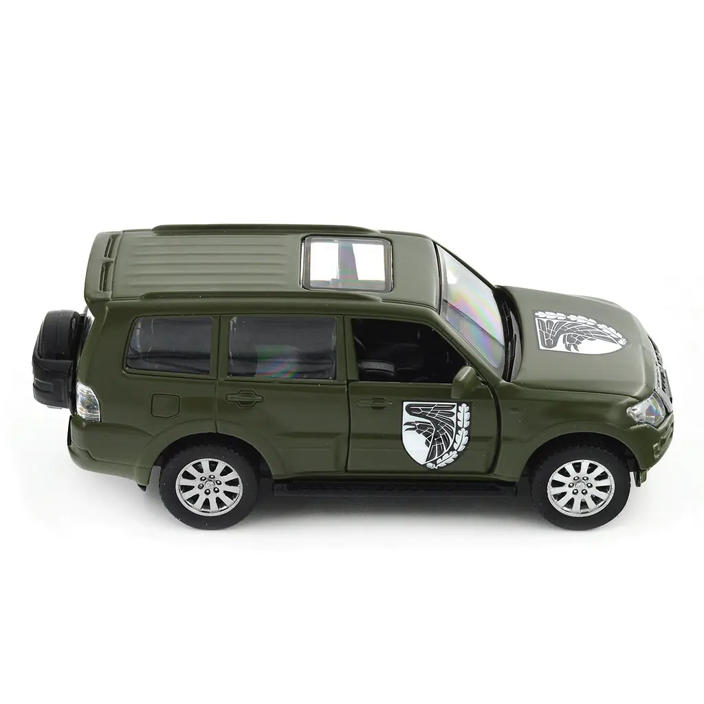 Автомодель TechnoDrive Шевроны Героев Mitsubishi Pajero 4WD Turbo 93 ОМБр (250283M) - фото 6