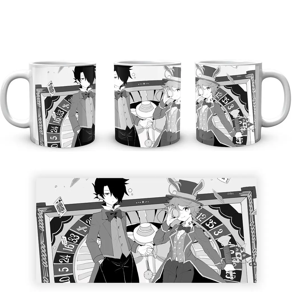 Кухоль GeekLand The Promised Neverland Обіцяний Неверленд Рей Емма NV 02.481 330 мл білий - фото 4