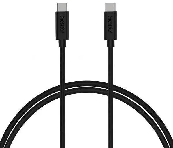 Кабель USB 2.0 Type-C M-M, 3.0 м, (60W) PVC чорний Choetech