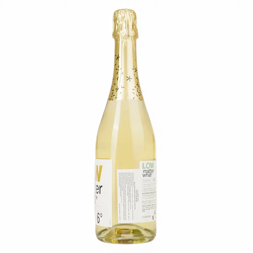 Вино ігристе Cordier Low Matter What Chardonnay біле напівсухе 0.75 л - фото 4