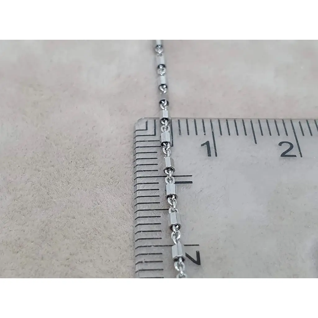 Срібний ланцюжок Silvex 925 (Якірне з вставками). 859Р 1/40 - фото 5