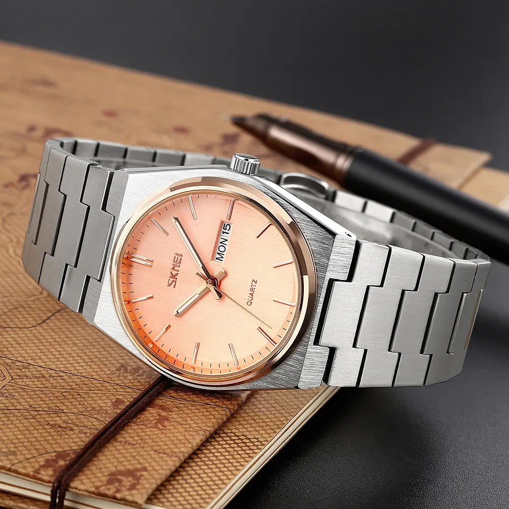 Наручные часы мужские 9288SIRGRG Silver-Rose Gold-Rose Gold Skmei acs0029795 - фото 4