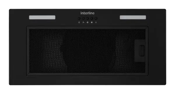 Витяжка Interline LINE S BL A/60 GL/PB