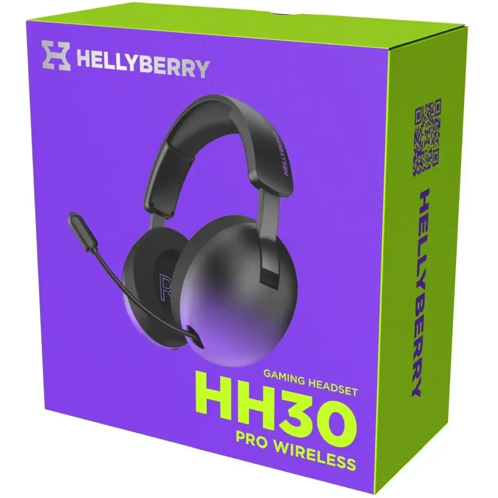 Навушники Hator Hellyberry HH30 PRO wireless Black-violet gradient - фото 9