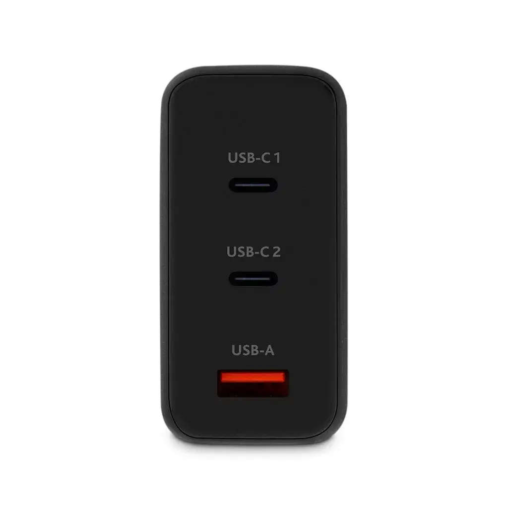 Мережевий зарядний пристрій Ttec SmartCharger Trio GAN 2хUSB-C/USB-A /120Вт Black (2SCG04S) - фото 3