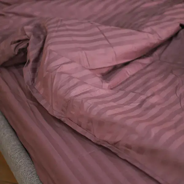 Постільна білизна двоспальне Tiare Страйп сатин 73-2 210х175 см - фото 6