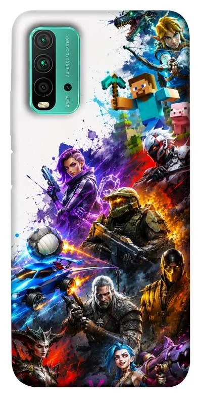 TPU чохол Demsky Gameverse для Xiaomi Redmi Note 9 4G / Redmi 9 Power / Redmi 9T
