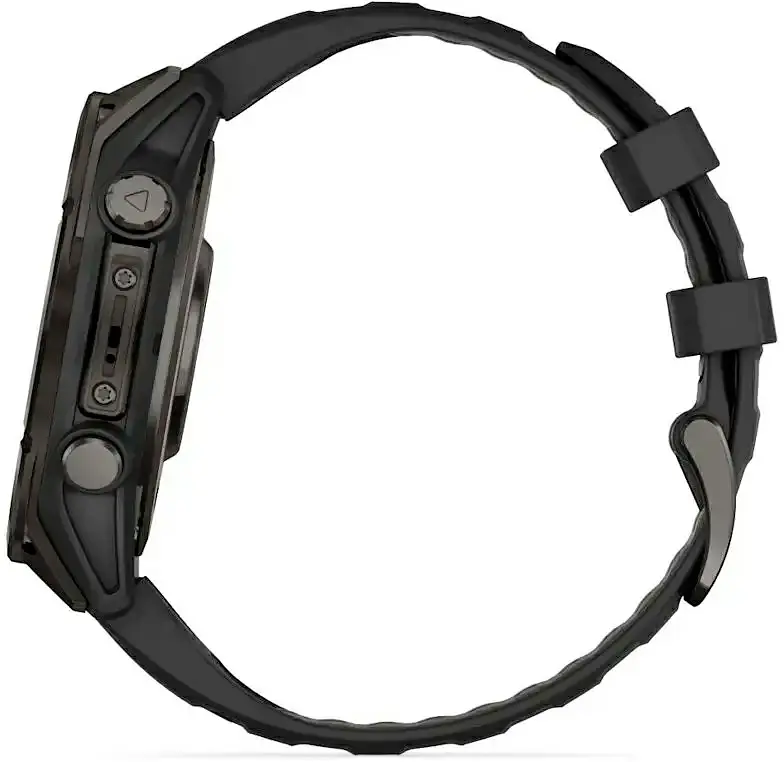 Смарт-годинник Garmin Fenix 8 47mm Solar Sapphire Carbon Gray DLC Titanium w. Black/Pebble Gray S. Band (010-02906-10) - фото 7