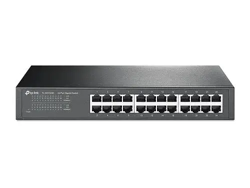 Комутатор TL-SG1024D, 24x100/1000 Mb/s, некерований, TP-Link teh0028255