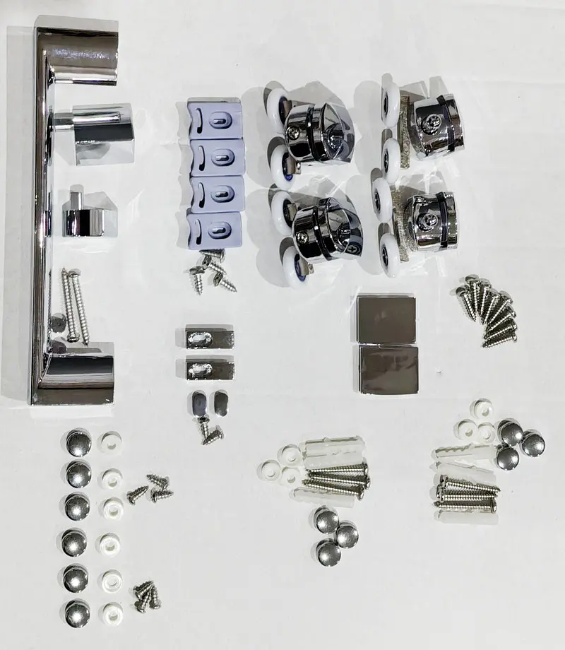 Двері у нішу Mixxus Premium Diverse розсувні SD01-100x185-Tr прозоре скло 5мм chrome MI7165, Універсальна, прозорий, хром - фото 2