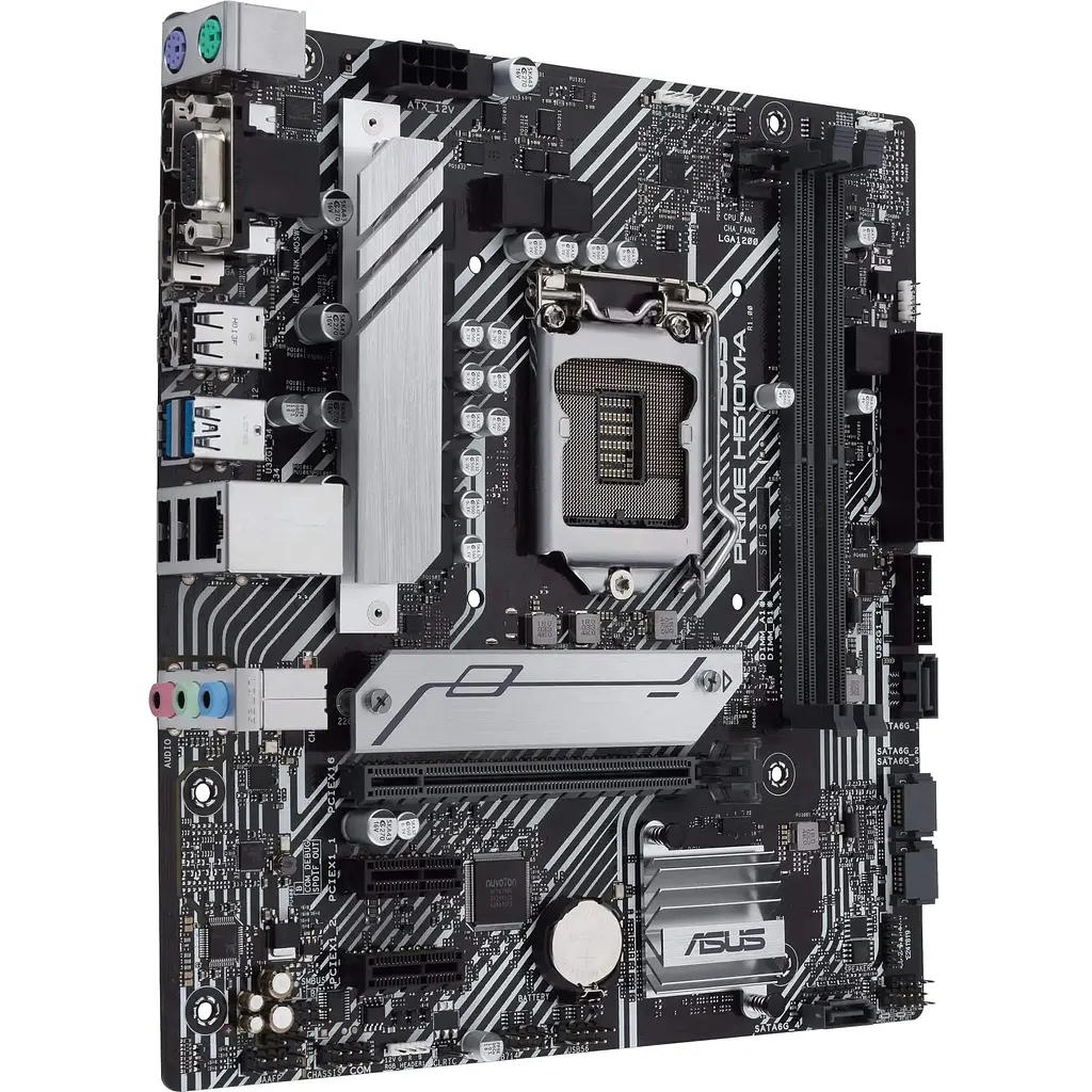 Материнська плата Asus Prime H510M-A s1200 H510 2xDDR4 HDMI-DP-VGA mATX - фото 2