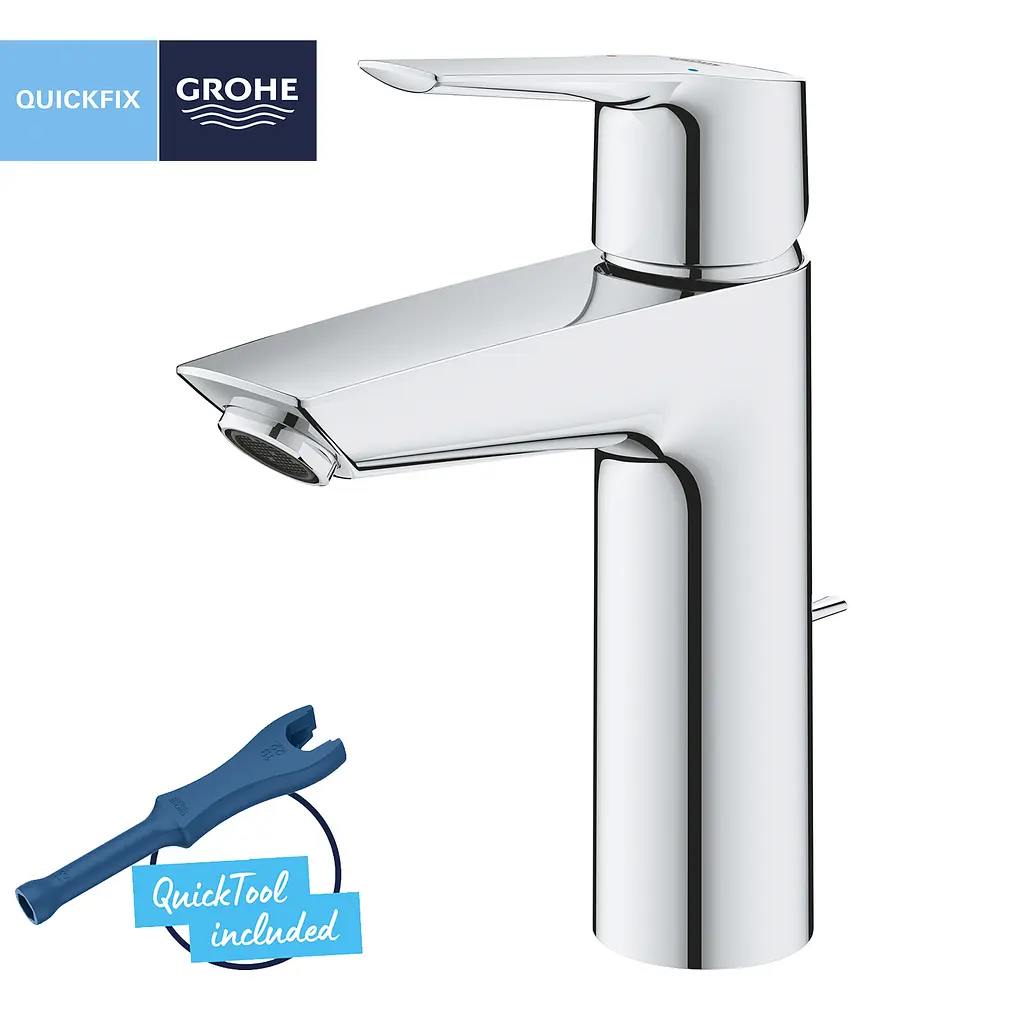 Смеситель для раковины Grohe QuickFix Start M-Size 23455002, Хром - фото 3