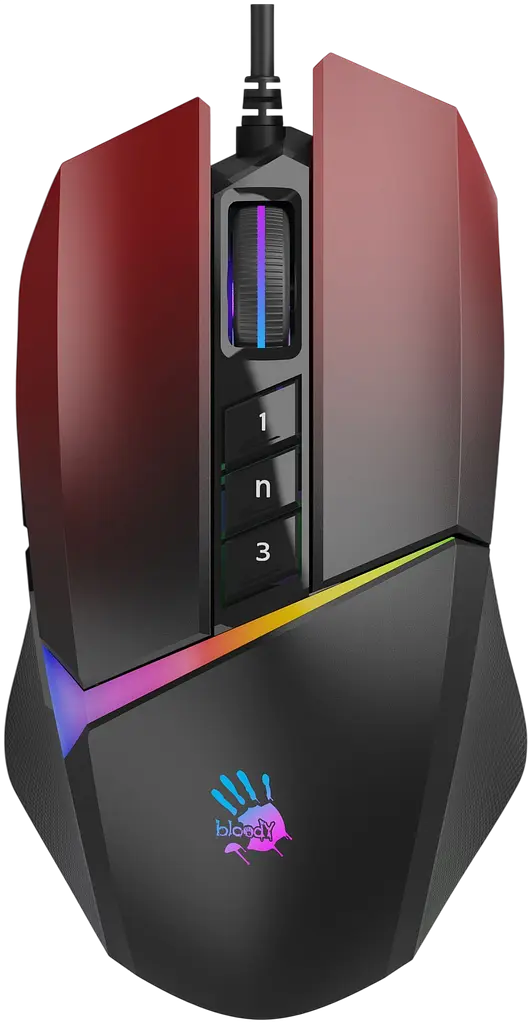 Миша Bloody W60 Max Gradient Red - фото 2