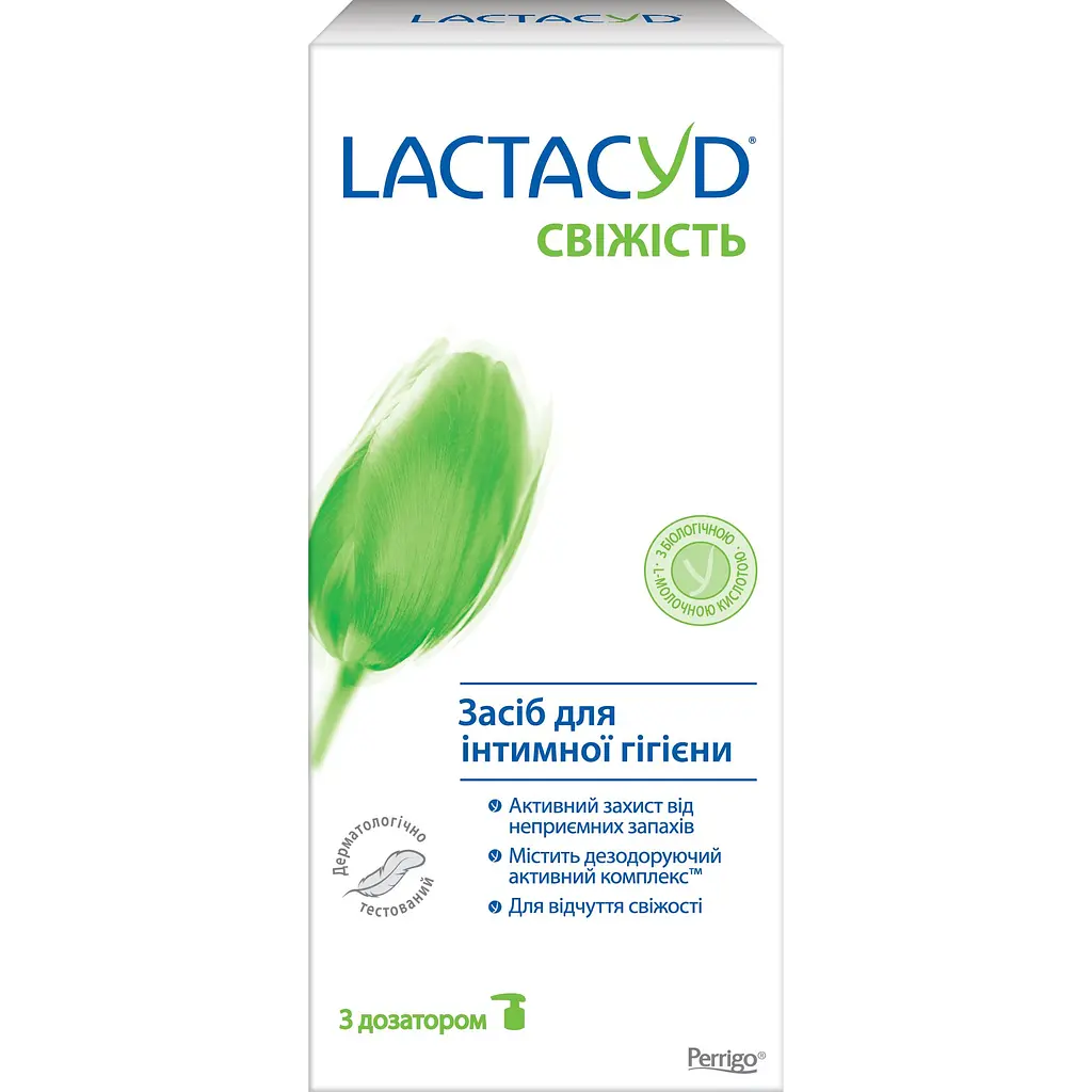 Гель для інтимної гігієни Lactacyd Феміну Свіжість, з дозатором, 400 мл - фото 2