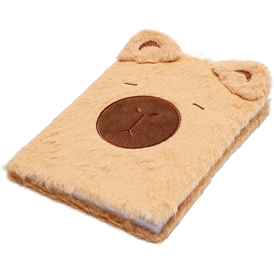 Блокнот плюшевый ZiBi Kids Line Capybara А5 80 листов в клетку, дизайн в ассортименте (ZB.700015) - фото 5