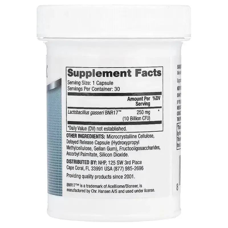 Біотиновий пробіотик Dr. Mercola Biothin Probiotic Lactobacillus Gasseri 250 мг (10 млрд КУО) 30 капсул - фото 2