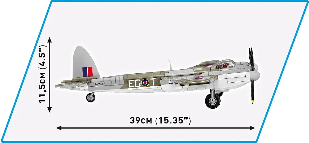 Конструктор COBI літак 1:32 DE HAVILLAND DH.98 MOSQUITO 5735 - фото 3