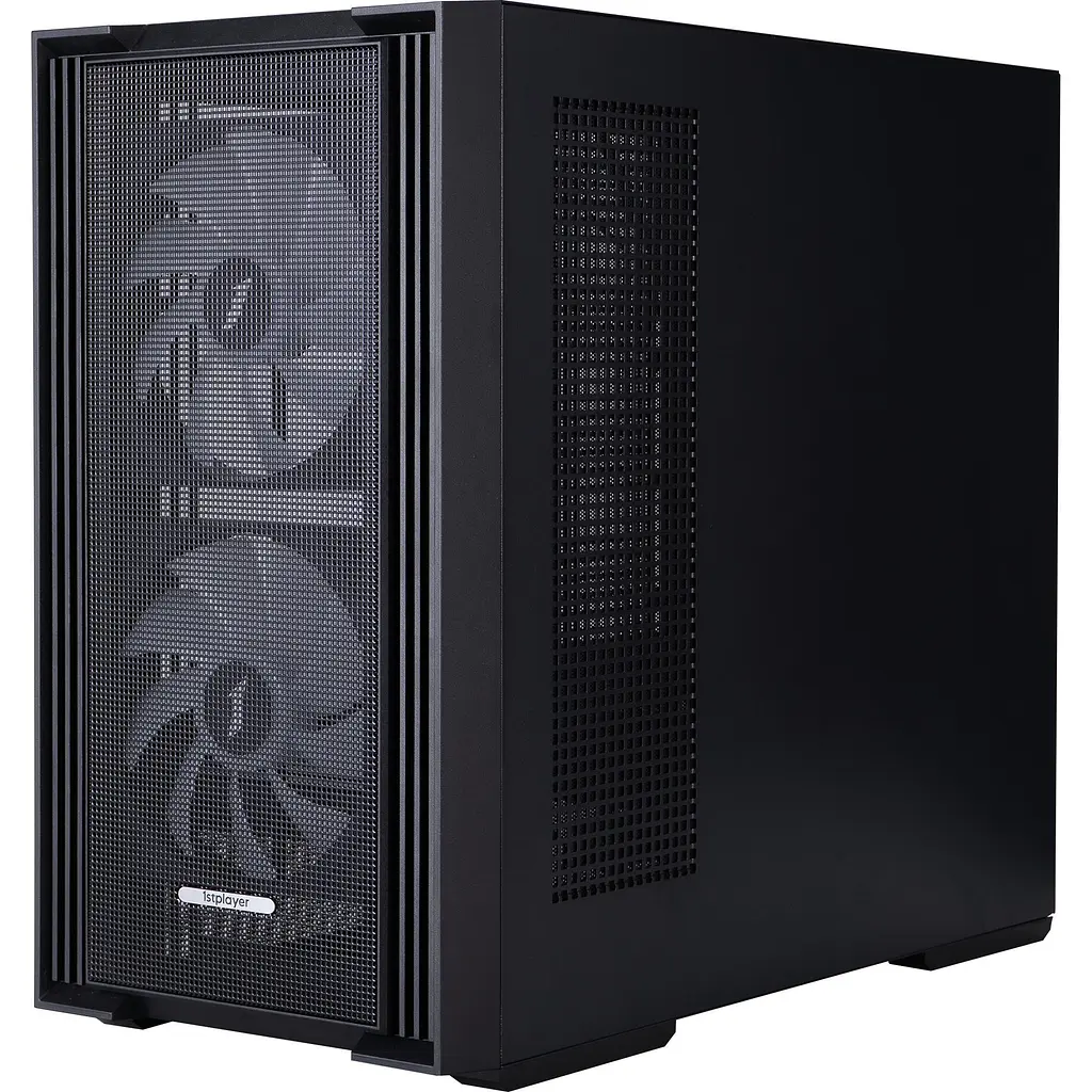 Корпус 1stPlayer AU6-BK-2FA7-14-2FA7R-1FA7 Black (AU6-BK-2FA7-14-2FA7R-1FA7) Без БП - фото 4