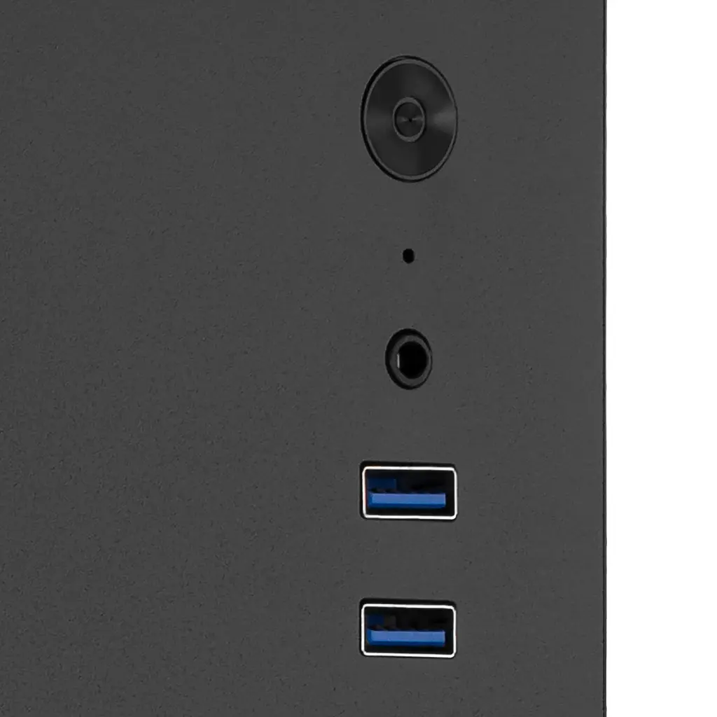2E Корпус 2E Credo V200B без БЖ, 2xUSB3.0, 1x80мм, VGA 250мм, mATX, чорний - фото 6