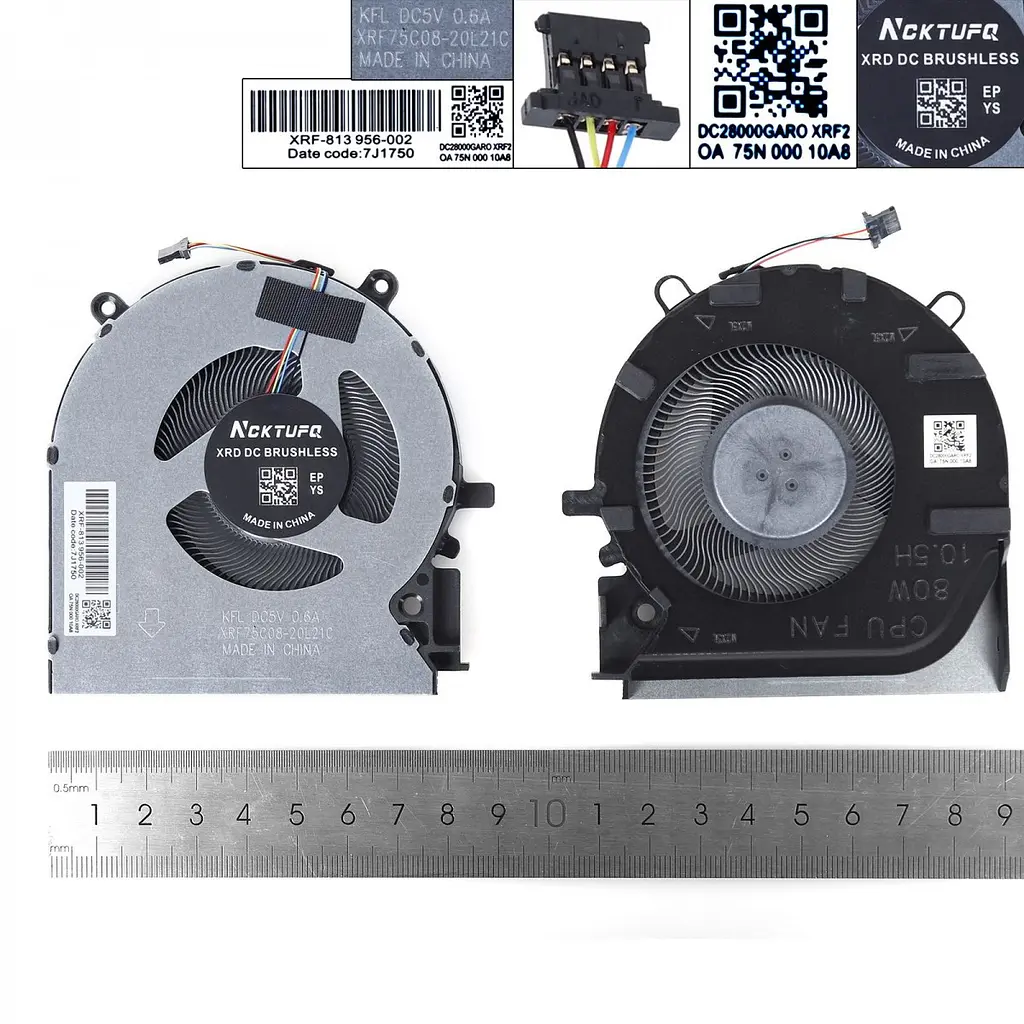 Вентилятор для ноутбука HP Victus 16-E (CPU FAN) 80W (Кулер)