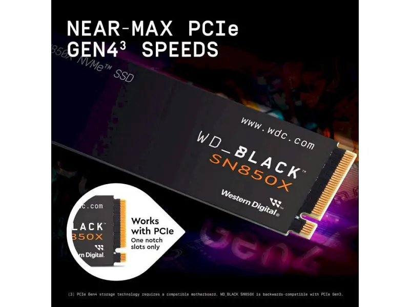 SSD-накопичувач WD Black SN850X 8 TB (S800T2X0E) - фото 3