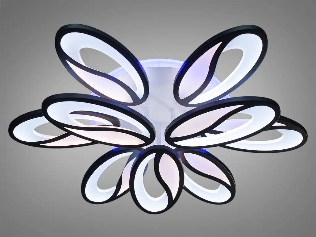 Потолочная LED-люстра с диммером и подсветкой мощностью 150W. - фото 3