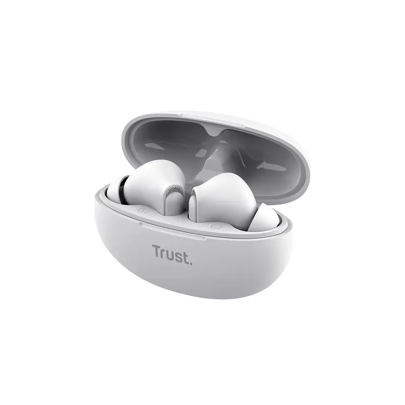 Наушники Trust TWS Yavi Earbuds BT 5.3 ENC SBC Mic Белый (25172_Trust) - фото 3